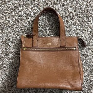 Brown Leather fossil Handbag